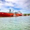 The CNTIC VPower Global vessel during its first loading at PETRONAS LNG Complex, Bintulu - Credit: Petronas
