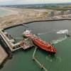 The Dunkerque LNG terminal receives its first LNG cargo. Pic: EDF