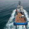 The Seismic Support Vessel Bourbon Petrel at sea.  (Photo: Bourbon)
