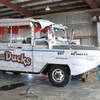 The Stretch Duck 7, a modified WWII DUKW amphibious passenger vessel, shown in this July 25, 2018 after it was recovered from Table Rock Lake near Branson, Mo. following its sinking during a heavy-winds storm July 19, 2018. (Photo: NTSB / Brian Young)
