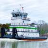 Vane Brothers’ new, 3,000-horespower push tug, the Annapolis, moves along Maryland’s Wicomico River. (Photo: Vane Brothers)