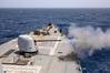 FILE PHOTO: Arleigh Burke-class guided-missile destroyer USS Cole (DDG 67) conducts a live fire exercise on July 19, 2024. (Photo: Mark Pena / U.S. Navy)