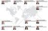 Map with international representatives: Port of Antwerp