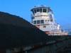 A coal barge underway on U.S. inland waterways (CREDIT: AEP)