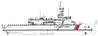 A depiction of the U.S. Coast Guard's Offshore Patrol Cutter design (CREDIT: ESG)