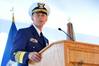 Adm. Paul Zukunft speaks during a change of command ceremony at Coast Guard Headquarters in Washington May 30, 2014. Zukunft relieved Adm. Bob Papp to become the 25th commandant of the Coast Guard. (U.S. Coast Guard photo by Petty Officer 2nd Class Patrick 