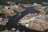 Aerial view of Horizon Shipbuilding’s yard in Bayou La Batre, Ala. The new ferries will be constructed in the West Yard (visable in the upper right quadrant of the photo) . (Photo: Horizon Shipbuilding, Inc.)