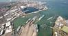 Aerial view of Portsmouth and ferry terminals (Photo: LR)