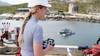 AIMS Technology Development Engineering Team Leader Melanie Olsen driving QUT's WAM-V at ReefWorks Marine Operations Test Range. (Photo: Australian Institute of Marine Science)