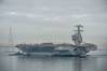 Aircraft carrier Gerald R. Ford (CVN 78) in November 2013 (Photo by Chris Oxley / HII)