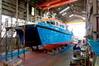Alicat Catamaran Under Construction: Photo courtesy of Alicat