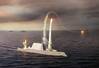 An artist rendering of the Zumwalt class destroyer DDG 1000, a new class of multi-mission U.S. Navy surface combatant ship designed to operate as part of ajoint maritime fleet, assisting Marine strike forces ashore as well as performing littoral, air and sub-surface warfare. (U.S. Navy photo illustration/Released)