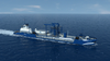 An artist's depiction of a Q-LNG transport vessel (CREDIT: Harvey Gulf)