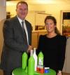 Andrew Stephens, Senior Vice President International Operations, and Thea Corwin, Head of Environment.