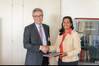L-R Argyris Stasinakis (Partner, MarineTraffic) and Shamika Sirimane (Director of UNCTAD’s Division on Technology & Logistics) (Photo: MarineTraffic)