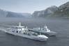 BMT uses AVEVA Marine to design the Norwegian Defense Logistics Organization’s logistics and support vessel. Copyright BMT Defence Services.