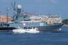 Boat of the Supreme Commander of the Armed Forces of the Russian Federation President of the Russian Federation V.V. Putin hosts a naval parade. Copyright sikaraha/Adobe Stock