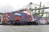 Bunker Tanker 'Emessary' alongside container ship: Photo credit MPA Singapore
