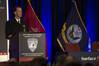 Chief of Naval Operations (CNO) Adm. John Richardson speaks at the 28th annual Surface Navy Association Symposium in the Crystal City section of Arlington, Va. (U.S. Navy photo by Mass Communication Specialist 1st Class Jessica Bidwell)