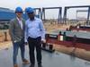 Client with Damen Sales Manager at the shipyard Photo Damen