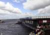 Crowley's La Princesa Barge Leaving Talleyrand. (CREDIT: Crowley)