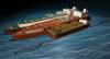 Depiction of the worldâs first Floating LNG Liquefaction, Regasification and Storage Unit (FLRSU). FIle Photo: Marinelink