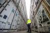 Derek Knox, Port Manager for Grangemouth in the port’s busy reefer container compound. Photo Port of Grangemouth