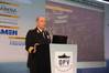 "Egyptian forces are committed to making the canal safe and secure, in cooperation with our partners," said Vice Admiral Osama El-Gendy, Chief of Naval Forces for the Egyptian Navy in his keynote address to the delegates at OPV Middle East in Abu Dhabi, UAE. (IQPC photo)