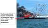 Figure 2 – The 60-foot commercial fishing vessel fire.
Image courtesy USCG Marine Safety Alert 01-25