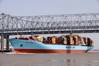 File image: a Maersk boxship in the port of New Orleans (credit: port of New Orleans)