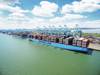 File Image: The Madrid Maersk, one of Maersk's largest boxships. CREDIT: Maersk
