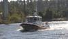 File photo: a 45-foot Response Boat - Medium (U.S. Coast Guard photo by David Weydert)