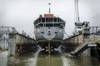 File photo: The submarine tender USS Frank Cable (AS 40) enters dry-dock at Vigor's yard in Portland, Ore., in 2017 (Photo: Alana Langdon / U.S. Navy)