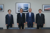 From right: ShipDC President Yasuhiro Ikeda; “K” LINE Vice President, Executive Officer Atsuo Asano; ClassNK President & CEO Hiroaki Sakashita and “K” LINE Associate Director Joichi Sasaki (Photo: ShipDC)
