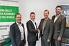 From the left ESL Shipping represented by Tero Valu, Ship Operator and Mikke Koskinen, Managing Director. Skangas’s Tommy Mattila, Sales and Marketing Director and Jouni Bedda, Sales Manager. Photo: Skangas