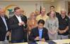 Governor signs tax bill: Photo credit: State of Louisiana