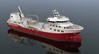 Graphical rendering of the new fishing vessel (picture courtesy NSK)