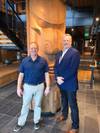 John Parrot, CEO of Foss Maritime with Ron de Bruyne, Founder and CEO of Helm Operations (Photo:Foss Maritime) 