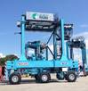 Kalmar hybrid shuttle carrier at The Port of Virginia, VIG