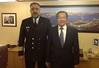 Koji Sekimizu & Captain D. Lobusov of 50 Let Pobedy: Photo credit  IMO