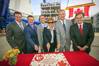 Kyle Washington â Seaspan Executive Chairman, Brian Carter â President, Seaspan Shipyards, John Weston â MP West VancouverSunshine CoastSea to Sky, Minister Finley â Public Works & Government Services Canada