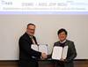 Left to right: Esa Jokioinen, Caption: Patrick Ryan, ABS Senior Vice President Engineering and Technology and Mr. Dong Kyu Choi, DSME Executive Vice President. Photo: ABS