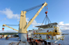 Loading the Modules: Photo courtesy of SAL Heavy Lift