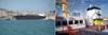 (L-R) m/v Danae and m/v Dione. Pic: Diana Shipping Inc.