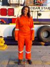 Lungiswa Nyembezi is Servest Marine’s branch manager, a division of the facilities management company Servest.