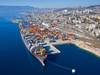 Maiden call of Gerda Maersk, the largest vessel to call in Croatia.