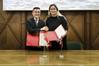 Maritime and Port Authority of Singapore Chief Executive, Andrew Tan, and Norway State Secretary, Ms Dilek Ayahn, at the Joint Statement Signing Ceremony. Photo courtesy of Norwegian Shipowners' Association. Photo MPA