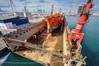 Mid Osprey, a 140m chemical tanker, is undergoing major repairs including the refurbishment of the ship’s accommodation. Photo Abu Dhabi Ship Building