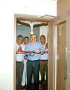 Mr. Sanjeev Behari, Chief Commissioner (Customs) JNPT cutting the ribbon