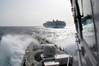 Naval Escort in Gulf of Aden: Photo credit NATO Ocean Shield